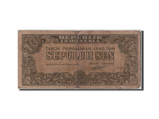 Biljet, Indonesië, 10 Sen, 1945, B