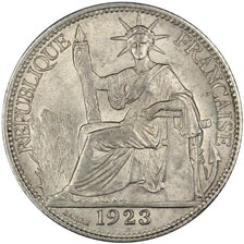 Indochine, 20 Cent, 1923, Paris, MS(60-62), Silver, Lecompte #223, 5.43