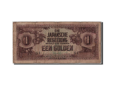Netherlands Indies, 1 Gulden, KM #123c, VG(8-10), SI
