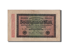 Banknote, Germany, 20,000 Mark, 1923, 1923-02-20, VF(30-35)