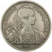 Indochine, 1 Piastre, 1947, AU(55-58), Cupro-nickel, Lecompte #320, 17.76