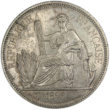 Monnaie, Indochine Française, Piastre, 1899, Paris, TTB, Argent, Lecompte:281