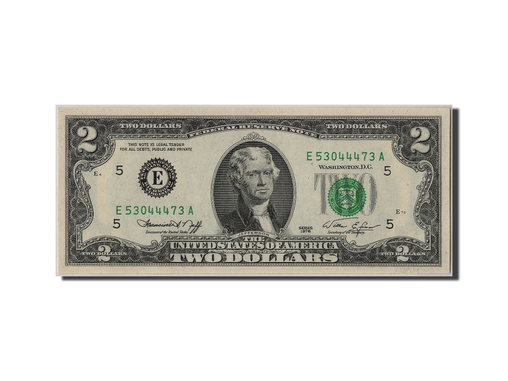 United States, Two Dollars, 1976, KM #1631, UNC(63), E53044473A