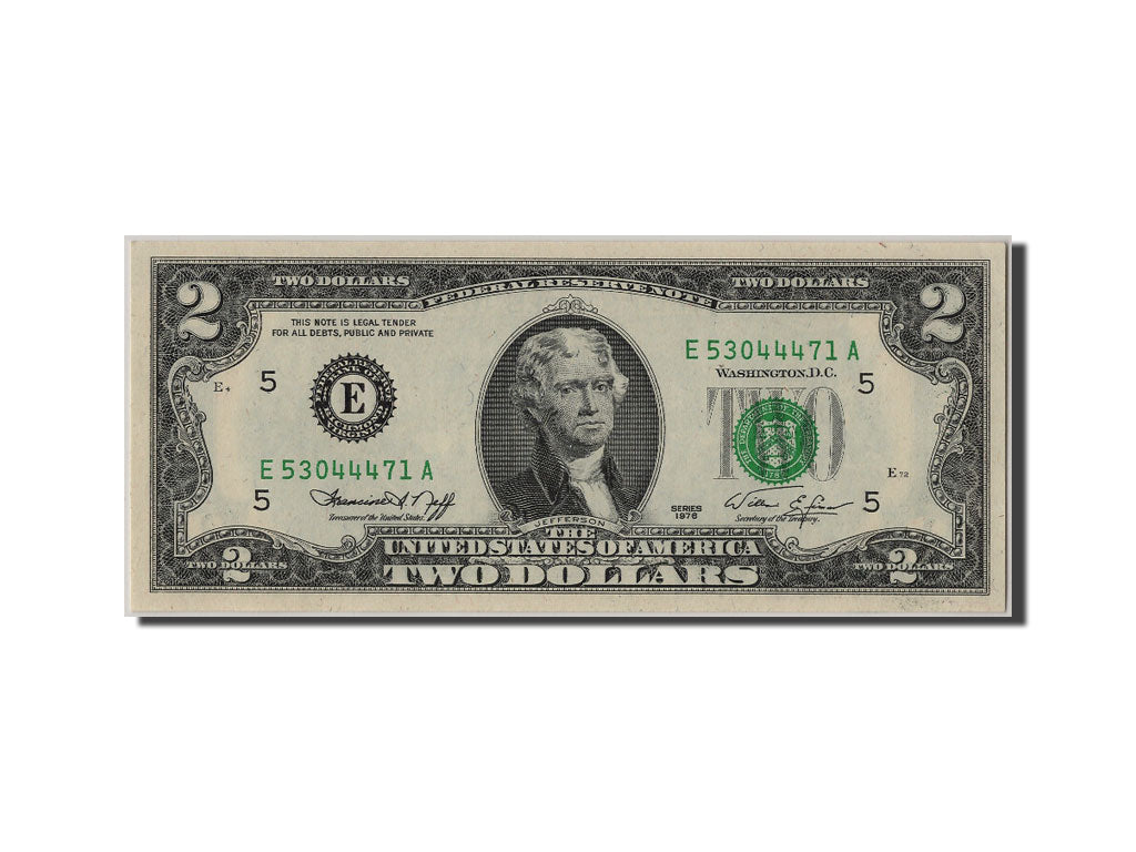 United States, Two Dollars, 1976, KM #1631, UNC(63), E53044471A
