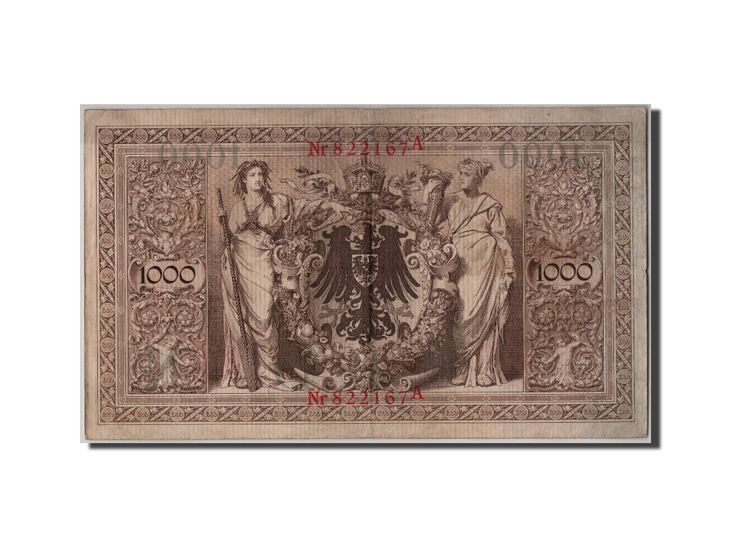 Banknot, Niemcy, 1000 Mark, 1910, 1910-04-21, EF(40-45)