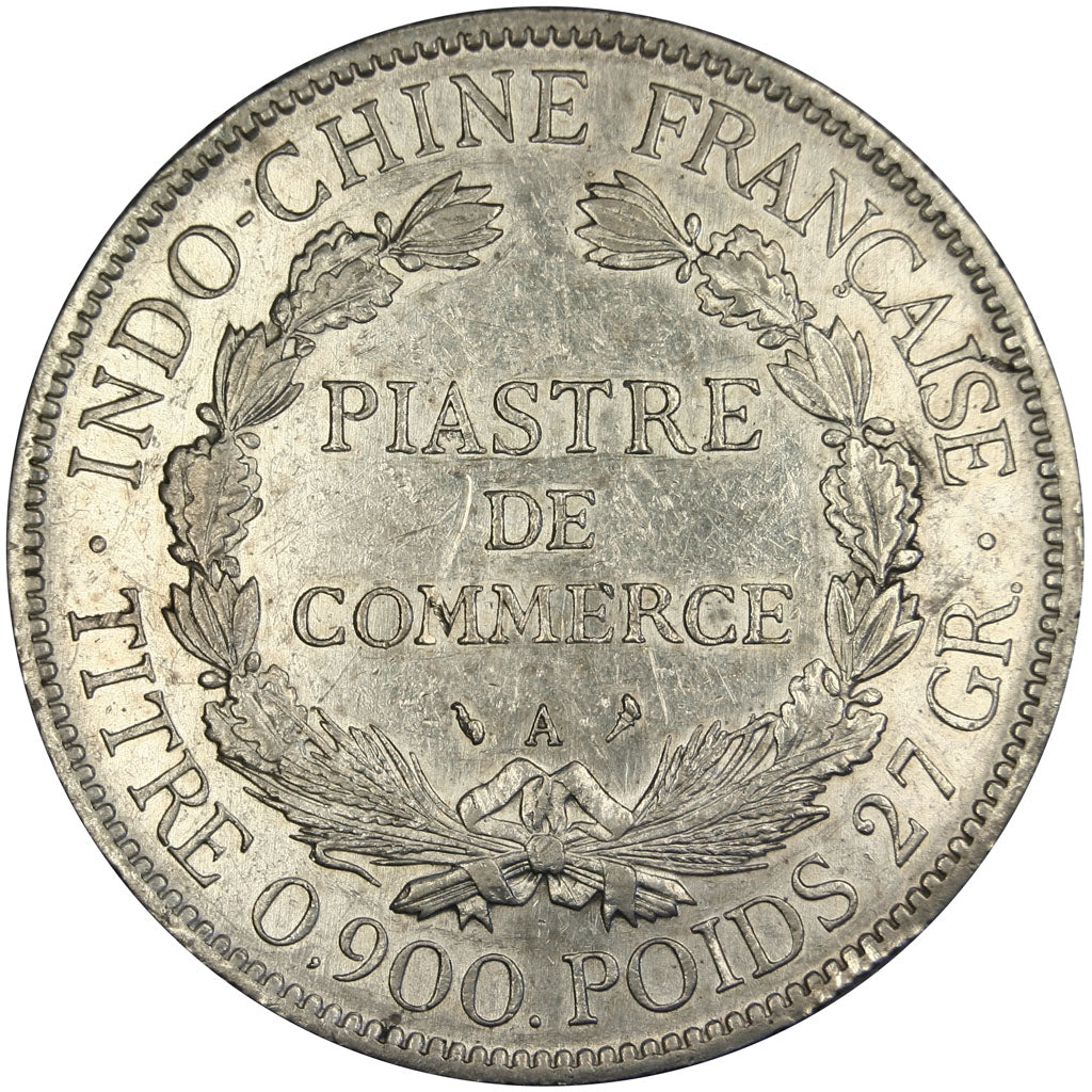 Indocina francese, Piastre, 1906, Paris, BB+, Argento, Lecompte:289