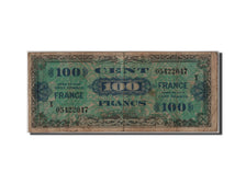 France, 100 Francs, 1945 Verso France, 1945, KM #123s, 1945-06-04, F(12-15),...