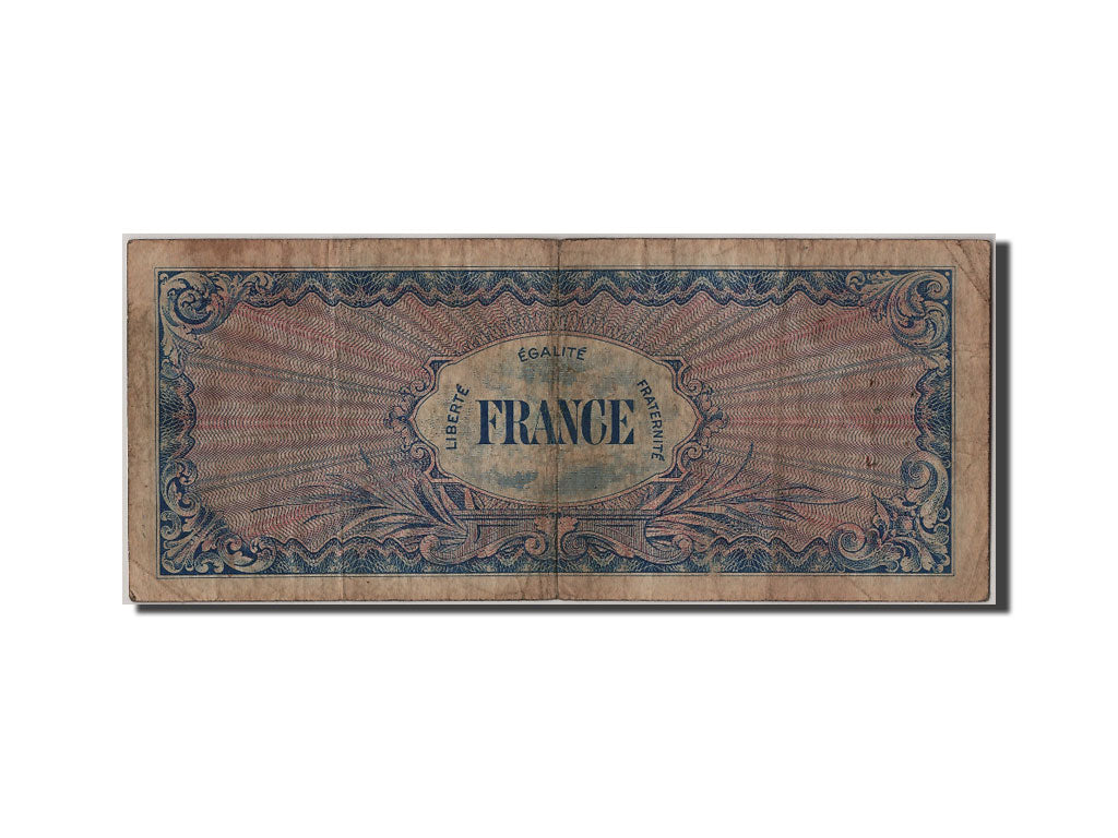 Geldschein, Frankreich, 100 Francs, 1945 Verso France, 1945, 1945-06-04, SGE+