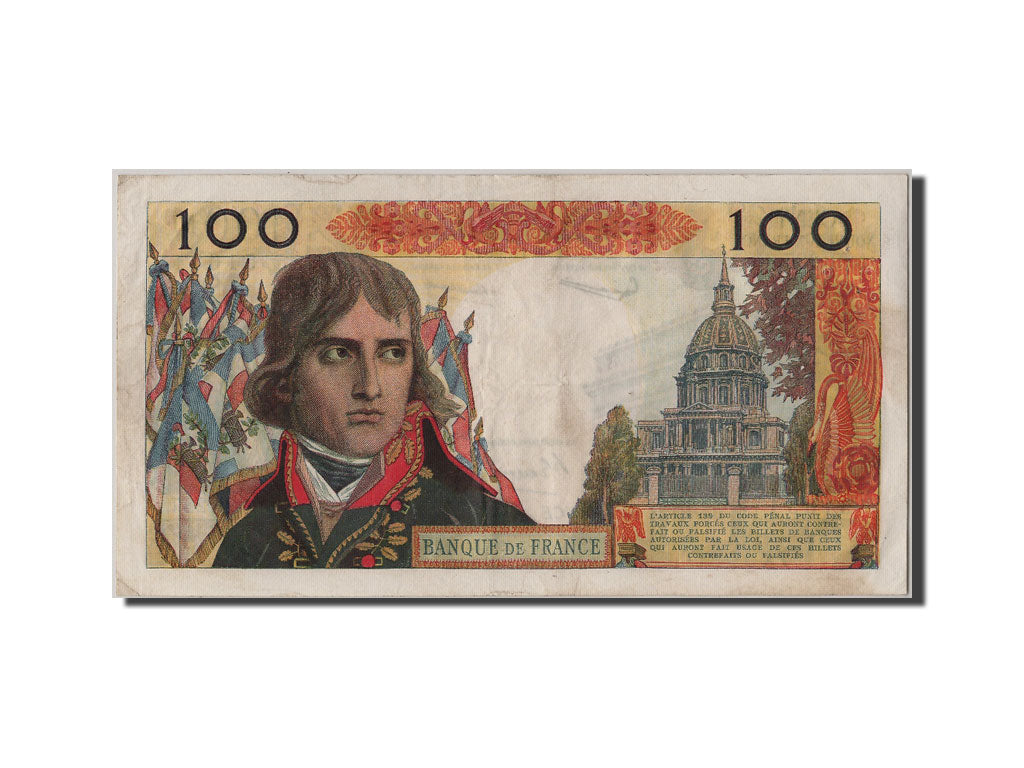 Banknote, France, 100 Nouveaux Francs, 100 NF 1959-1964 ''Bonaparte'', 1964
