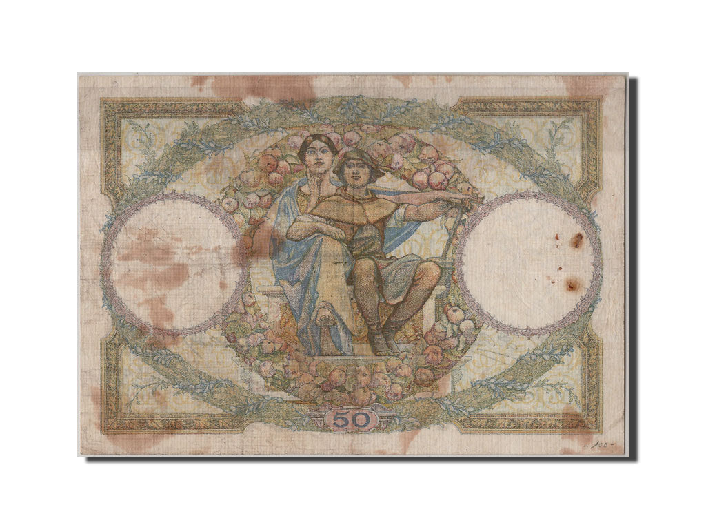 Biljet, Frankrijk, 50 Francs, 50 F 1927-1934 ''Luc Olivier Merson'', 1931
