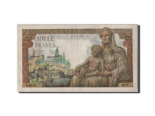 Geldschein, Frankreich, 1000 Francs, 1 000 F 1942-1943 ''Déesse Déméter''
