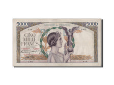 Geldschein, Frankreich, 5000 Francs, 5 000 F 1934-1944 ''Victoire'', 1939
