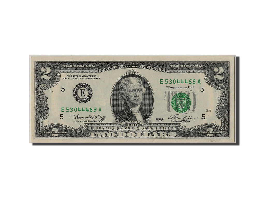 Banconote, Stati Uniti, Two Dollars, 1976, FDS
