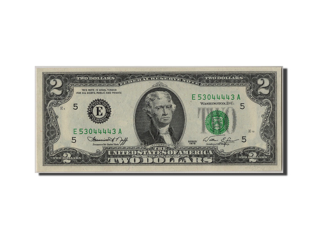 Billet, États-Unis, Two Dollars, 1976, NEUF