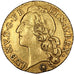 FRANCE, Louis d'or au bandeau, Louis D'or, 1743, Lyon, KM #513.6, EF(40-45),...