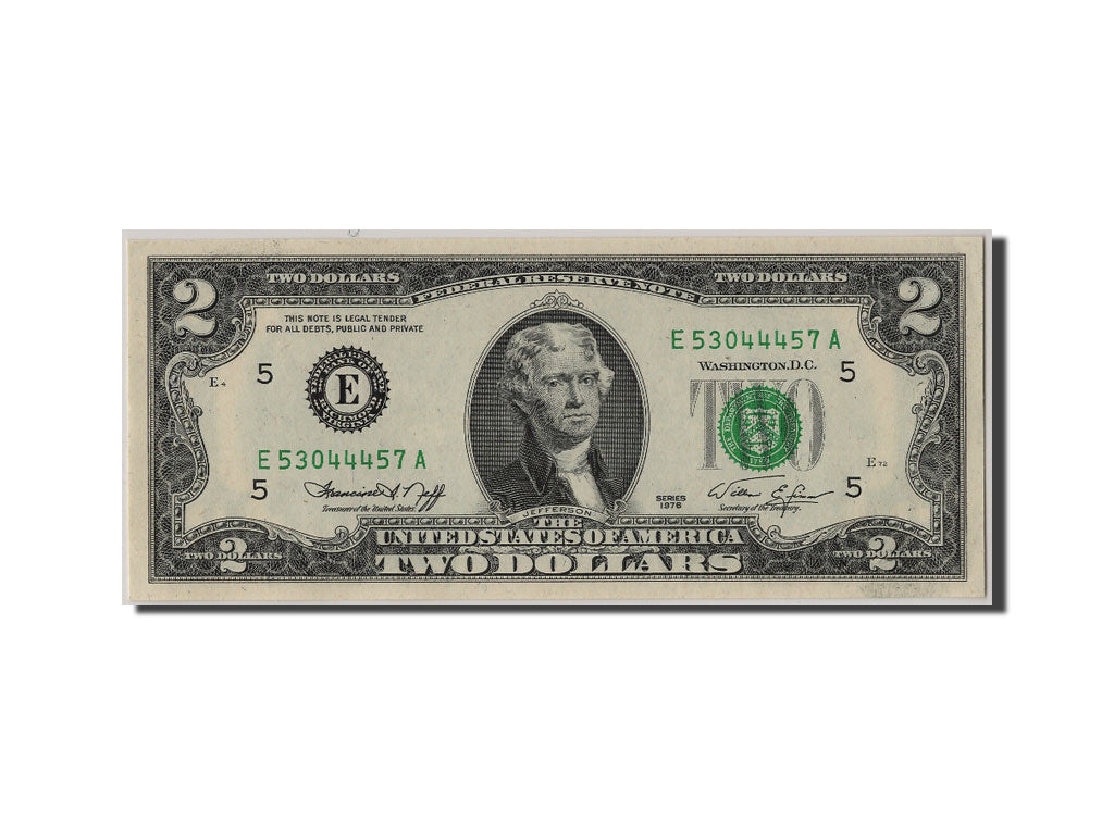 Biljet, Verenigde Staten, Two Dollars, 1976, NIEUW