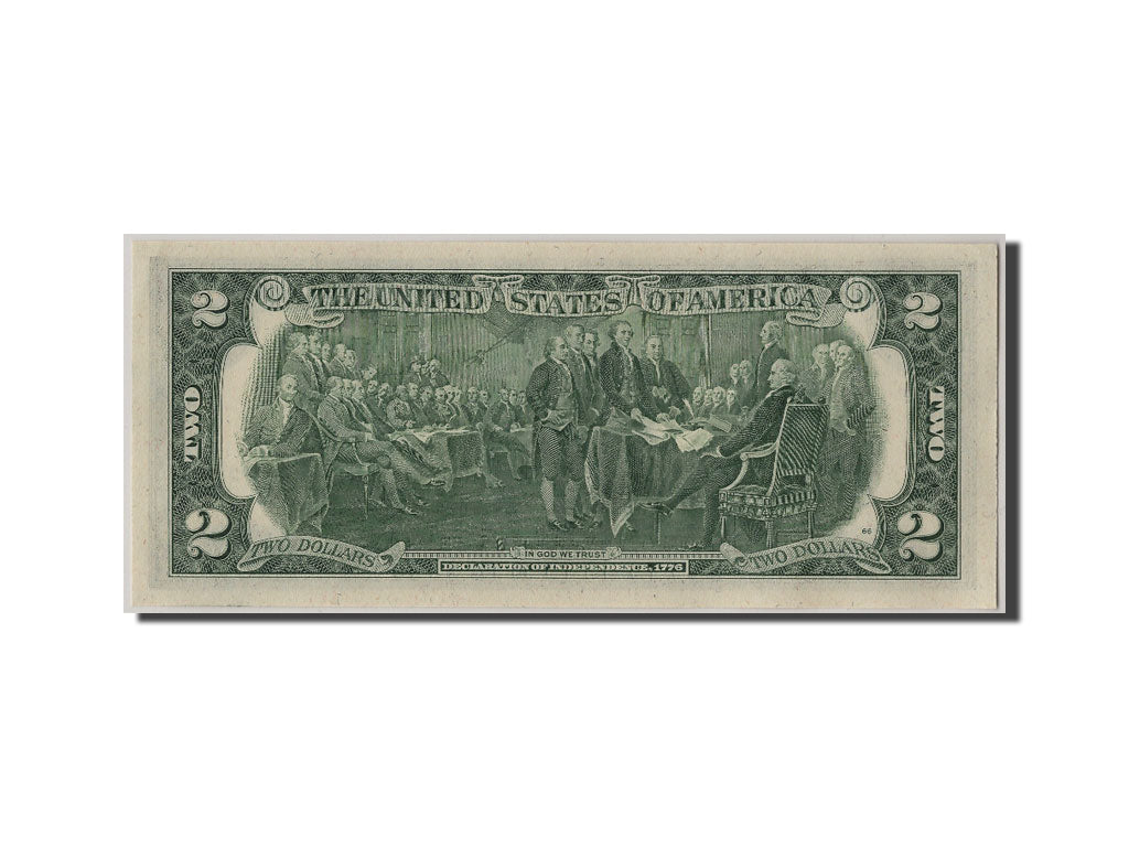 Biljet, Verenigde Staten, Two Dollars, 1976, NIEUW