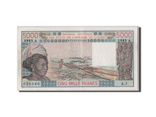 Billet, West African States, 5000 Francs, 1985, SUP