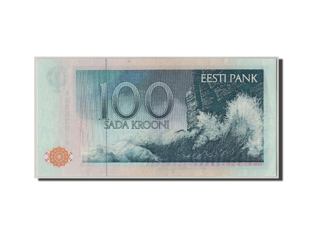 Estonia, 100 Krooni, 1992, KM #74b, UNC(63), AQ363054