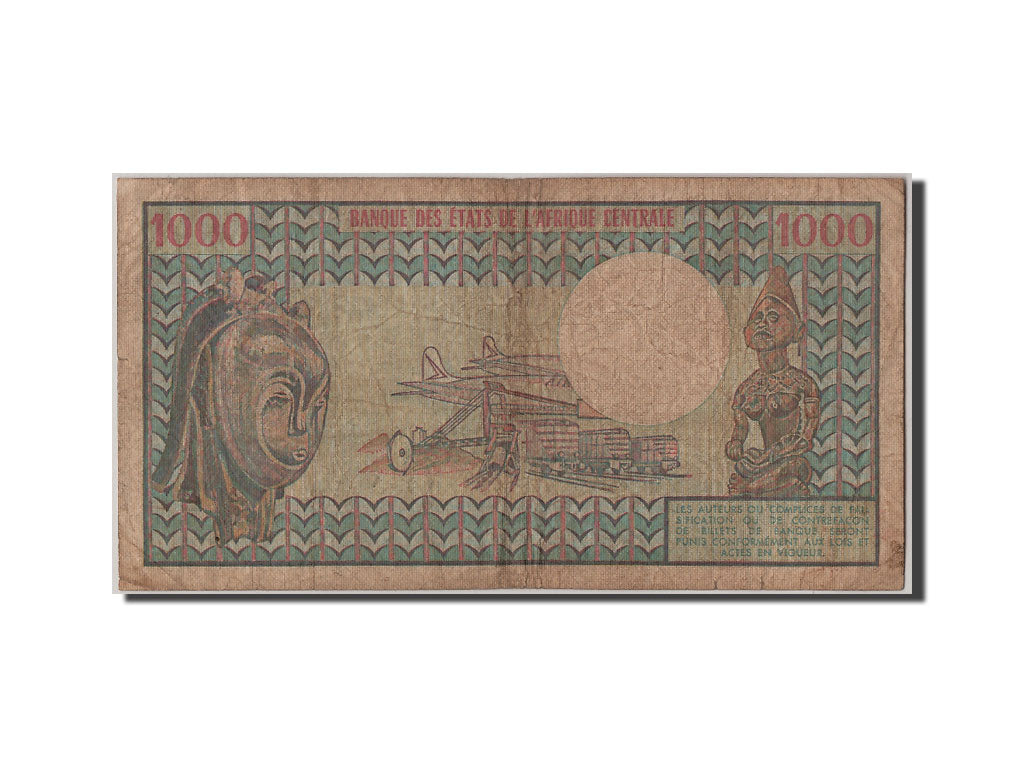 Cameroun, 1000 Francs type 1974