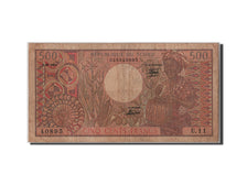 Chad, 500 Francs, 1984, KM #6, 1984-06-01, VF(20-25), U.11 40895