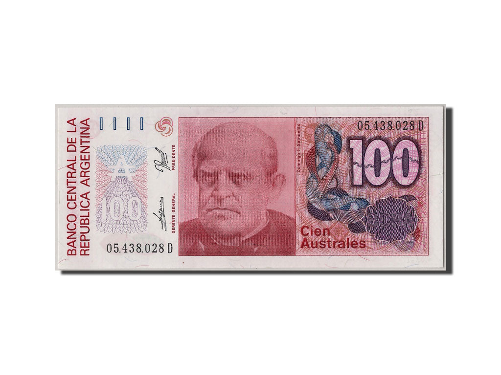 Billet, Argentine, 100 Australes, SPL