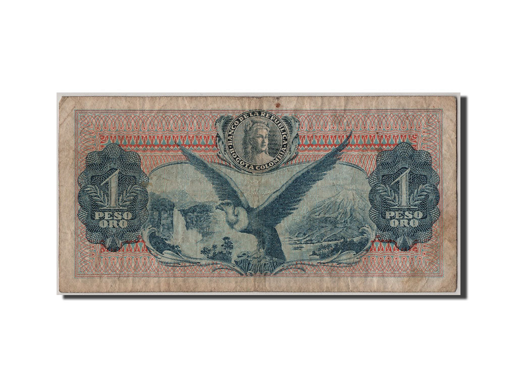 Banknote, Colombia, 1 Peso Oro, 1970, 1970-05-01, VF(20-25)
