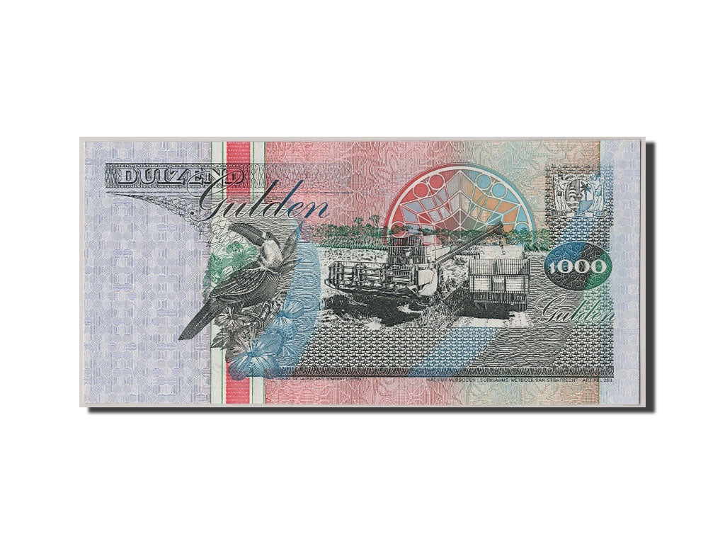 Banknote, Suriname, 1000 Gulden, 1993, 1993-07-01, UNC(65-70)