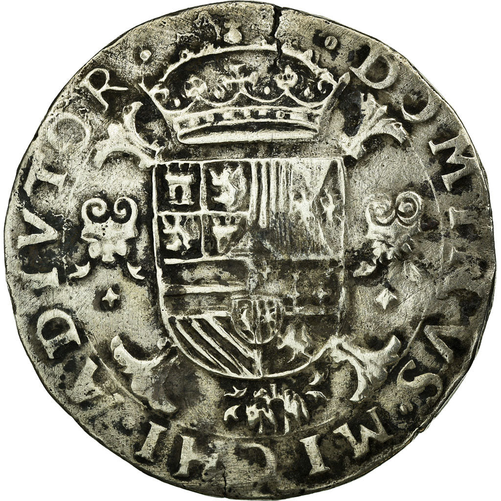 Coin, Belgium, 1/2 Ecu, 1563, Bruges, VF(30-35), Silver