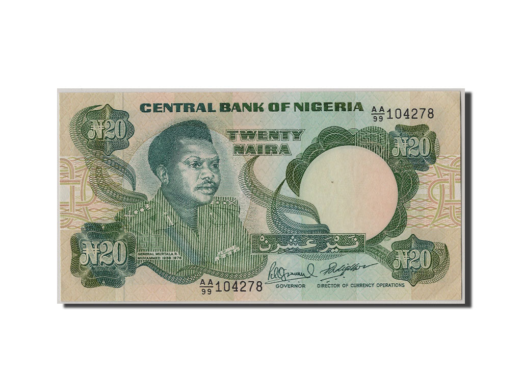 Nigeria, 20 Naira, KM #26e, UNC(63), AA/99 104278