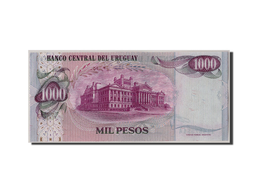 Biljet, Uruguay, 1000 Pesos, SPL