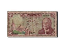 Tunisia, 5 Dinars, 1965, KM #64a, 1965-06-01, VF(20-25), C/I 214419