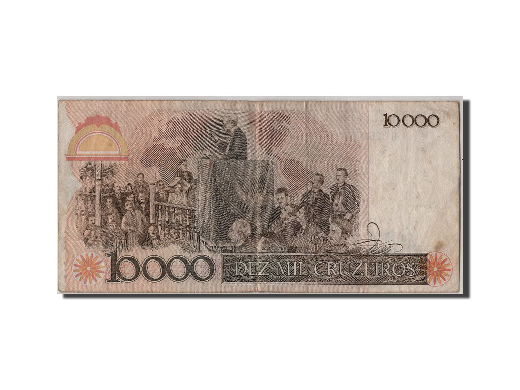 Brazil, 10,000 Cruzeiros, KM #203a, VF(20-25), A3252051346A