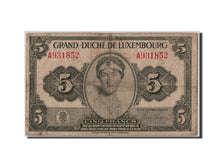 Luxembourg, 5 Francs, KM #43b, VF(20-25), A931852