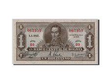 Bolivia, 1 Boliviano, KM #128a, UNC(65-70), D3 062353