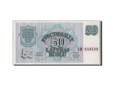 Latvia, 50 Rublu, 1992, KM #40, UNC(65-70), LR640539