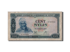 Banknote, Guinea, 100 Sylis, 1980, EF(40-45)
