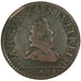 FRENCH STATES, 2 Liard, 1608, Charleville, KM #12.1, VF(20-25), Copper, C2G...