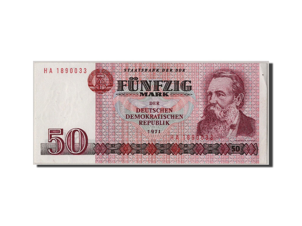 Germany - Democratic Republic, 50 Mark, 1971, KM #30b, UNC(63), HA1890033