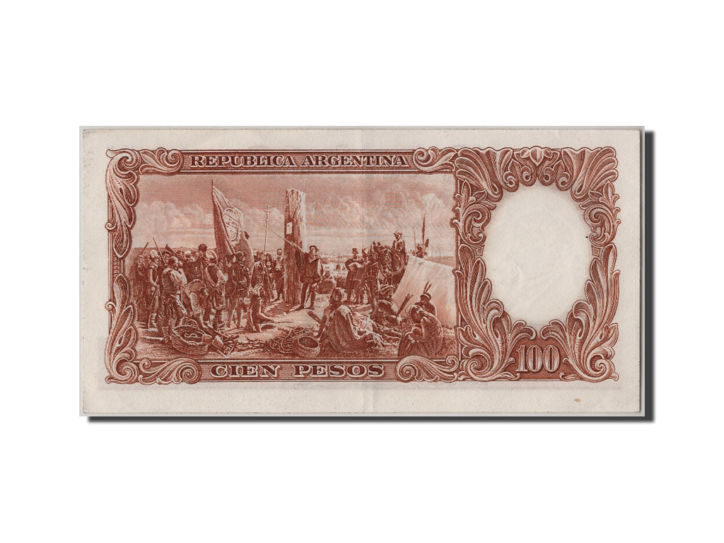 Argentina, 100 Pesos, KM #277, AU(55-58), 12171429F