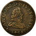 Coin, FRENCH STATES, NEVERS & RETHEL, 2 Liard, 1609, Charleville, EF(40-45)