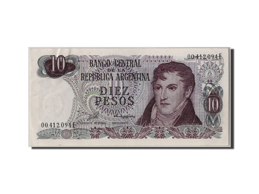Banconote, Argentina, 10 Pesos, SPL