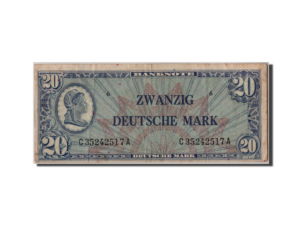 GERMANY - FEDERAL REPUBLIC, 20 Deutsche Mark, EF(40-45)