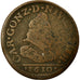 Moneta, STATI FRANCESI, NEVERS & RETHEL, 2 Liard, 1610, Charleville, MB, Rame