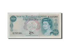 Billet, Isle of Man, 50 New Pence, NEUF