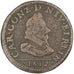 FRANCE, Liard, 1612, Charleville, VF(30-35), Copper, C2G #284, 3.80