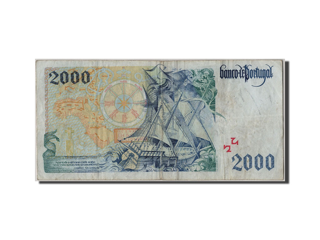 Portugal, 2000 Escudos type Dias