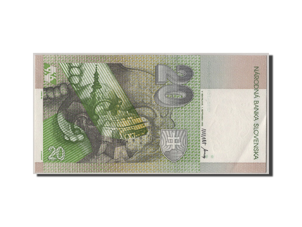 Slovakia, 20 Korun, 1993, KM #20a, 1993-09-01, UNC(63), B23015729