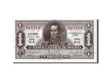 Bolivia, 1 Boliviano, KM #128c, UNC(65-70), N16 011114