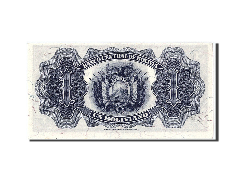 Bolivia, 1 Boliviano, KM #128c, UNC(65-70), N16 011114